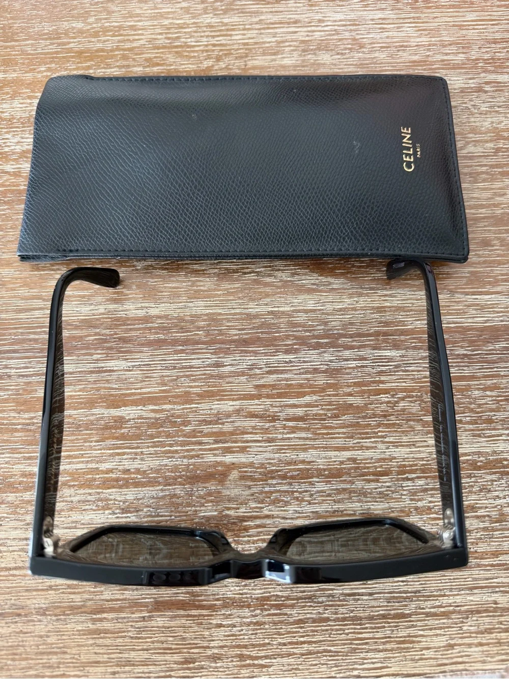 RARE Celine Black Square Oversizee Sunglasses